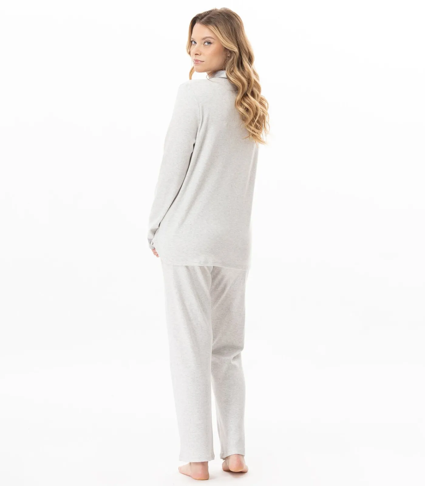 LE CHAT Katoenen pyjama ANDY 102 gray Best