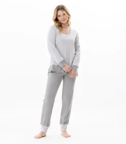 LE CHAT Katoenen pyjama FLOCON 102 gray Best