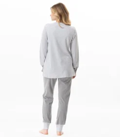LE CHAT Katoenen pyjama FLOCON 102 gray Best