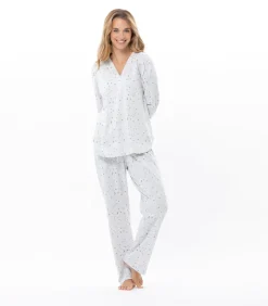 LE CHAT Katoenen pyjama LUNA 102 gray Online