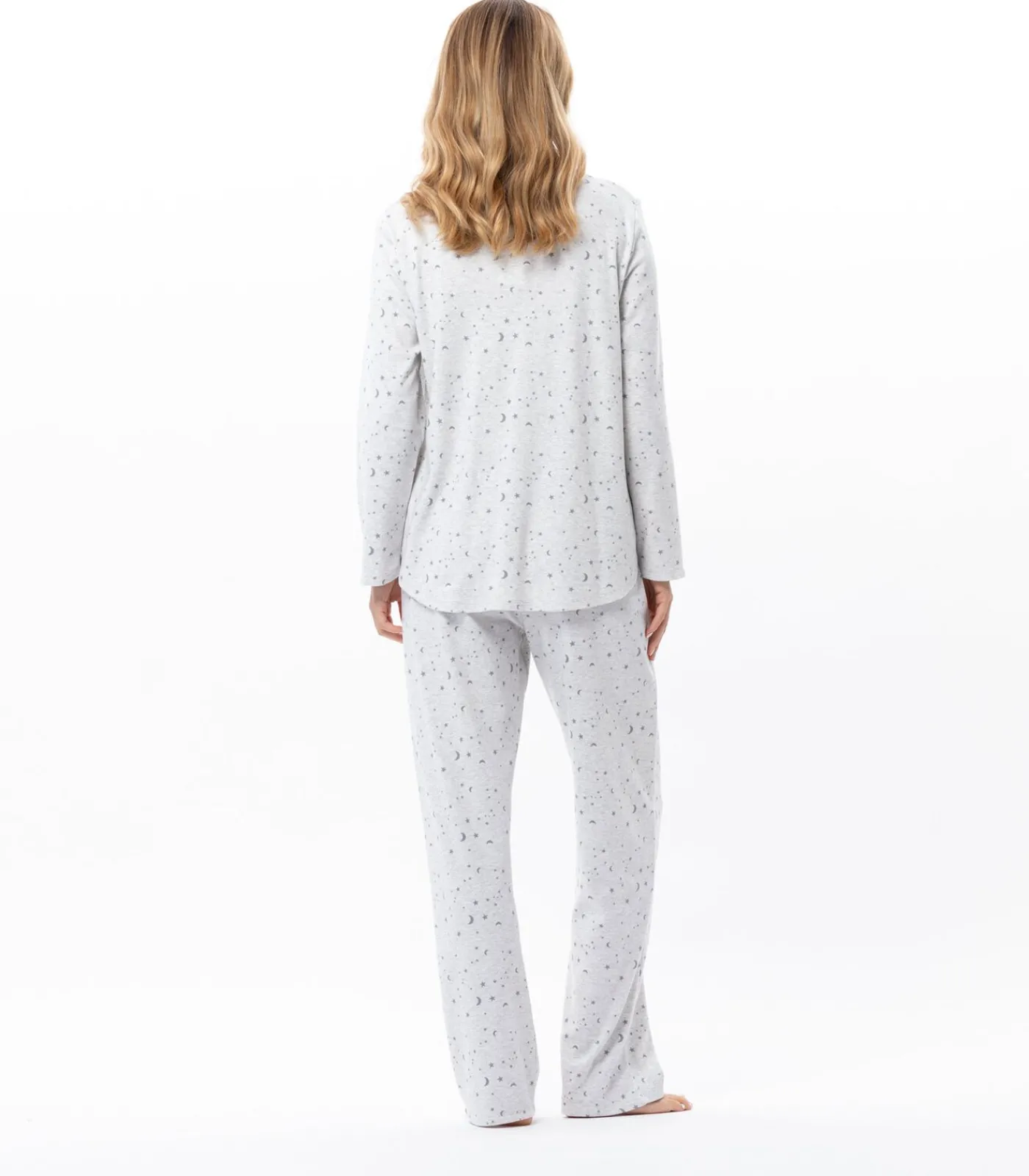 LE CHAT Katoenen pyjama LUNA 102 gray Online