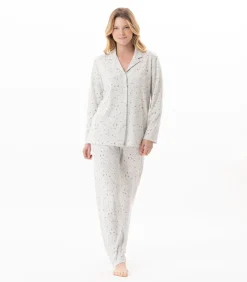 LE CHAT Katoenen pyjama met knopen LUNA 106 gray Hot