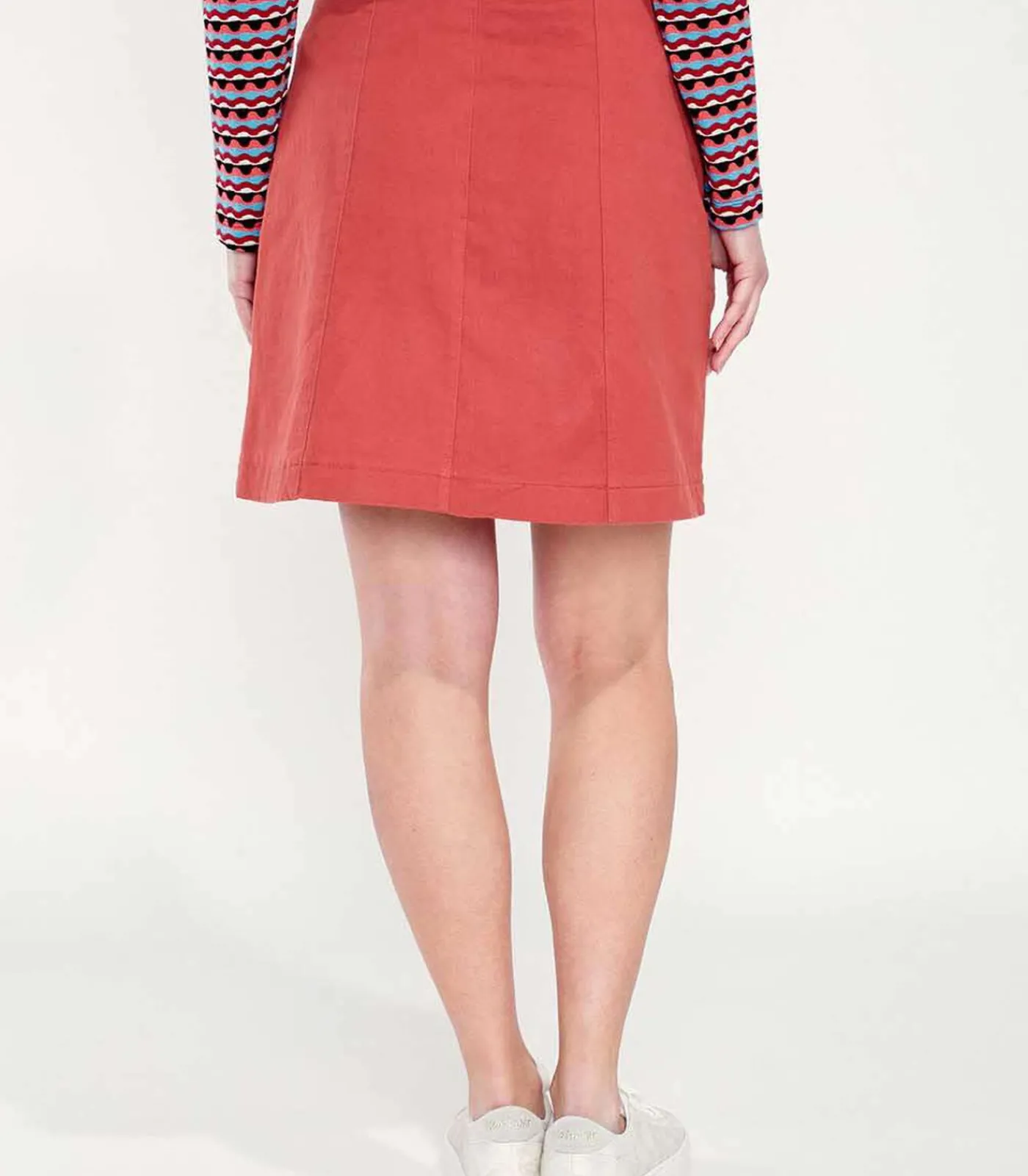 La Fiancée Katoenen rok met knopen PATIALA strawberryRed Outlet