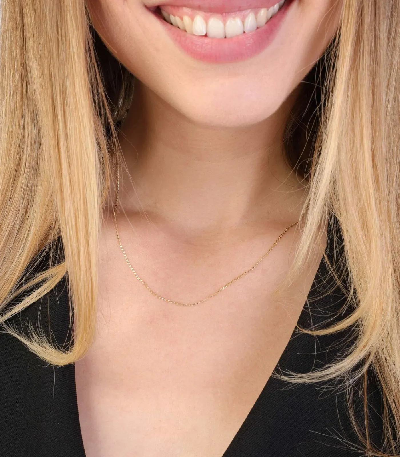 Lucardi Ketting 9 Karaat - goudkleurig gold Hot