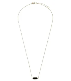 Lucardi Ketting 14 Karaat Goud black Clearance