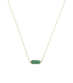 Lucardi Ketting 14 Karaat Goud green Sale