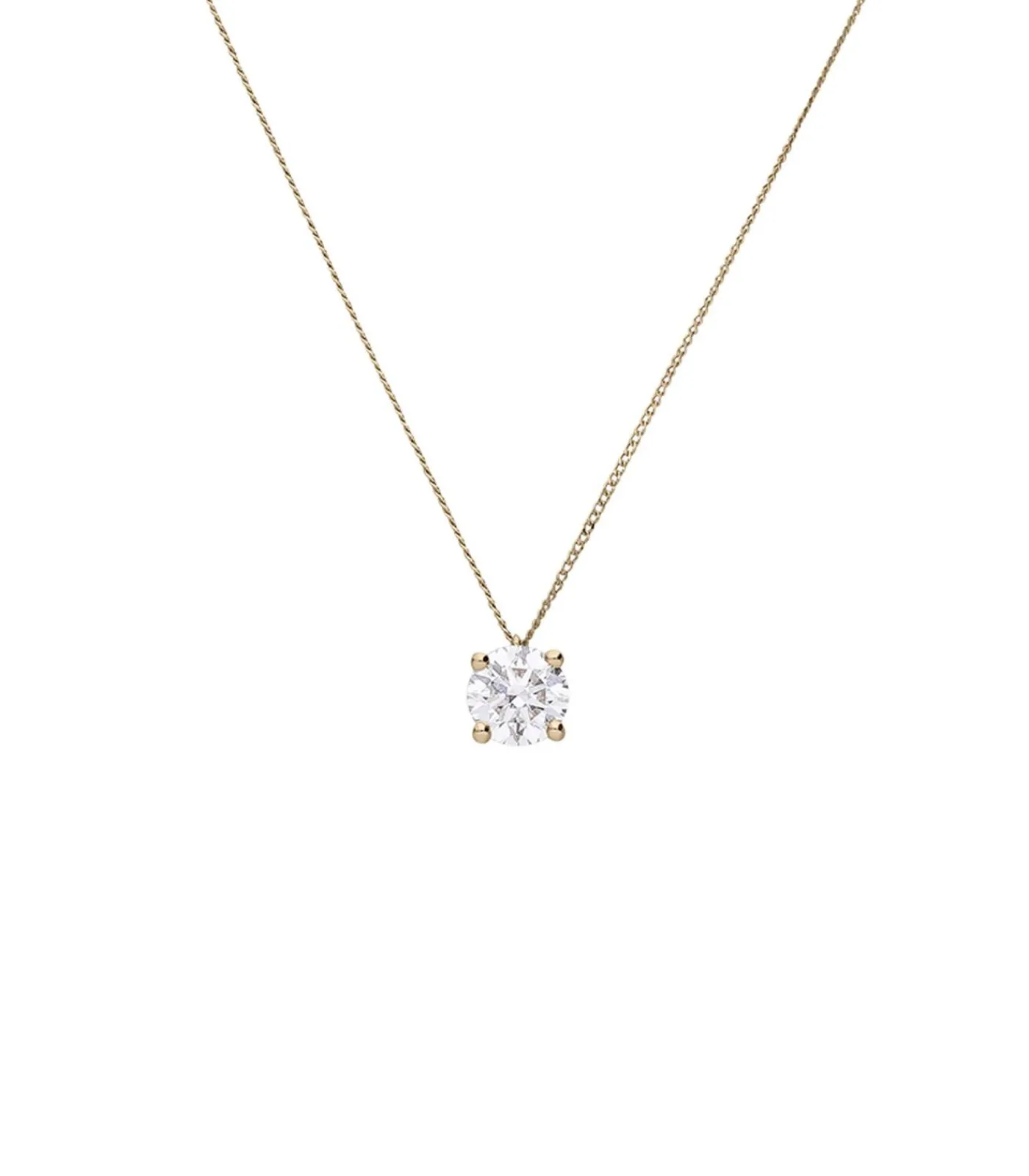 Lucardi Ketting 14 Karaat Goud - Geelgoud gold Outlet