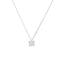 Lucardi Ketting 14 Karaat Goud - Geelgoud silver Hot