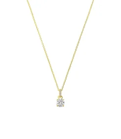 Lucardi Ketting 925 Zilver gold New