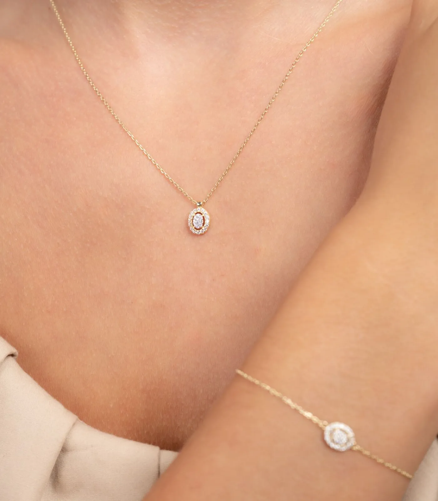 Isabel Bernard Ketting Goud IB340175 gold