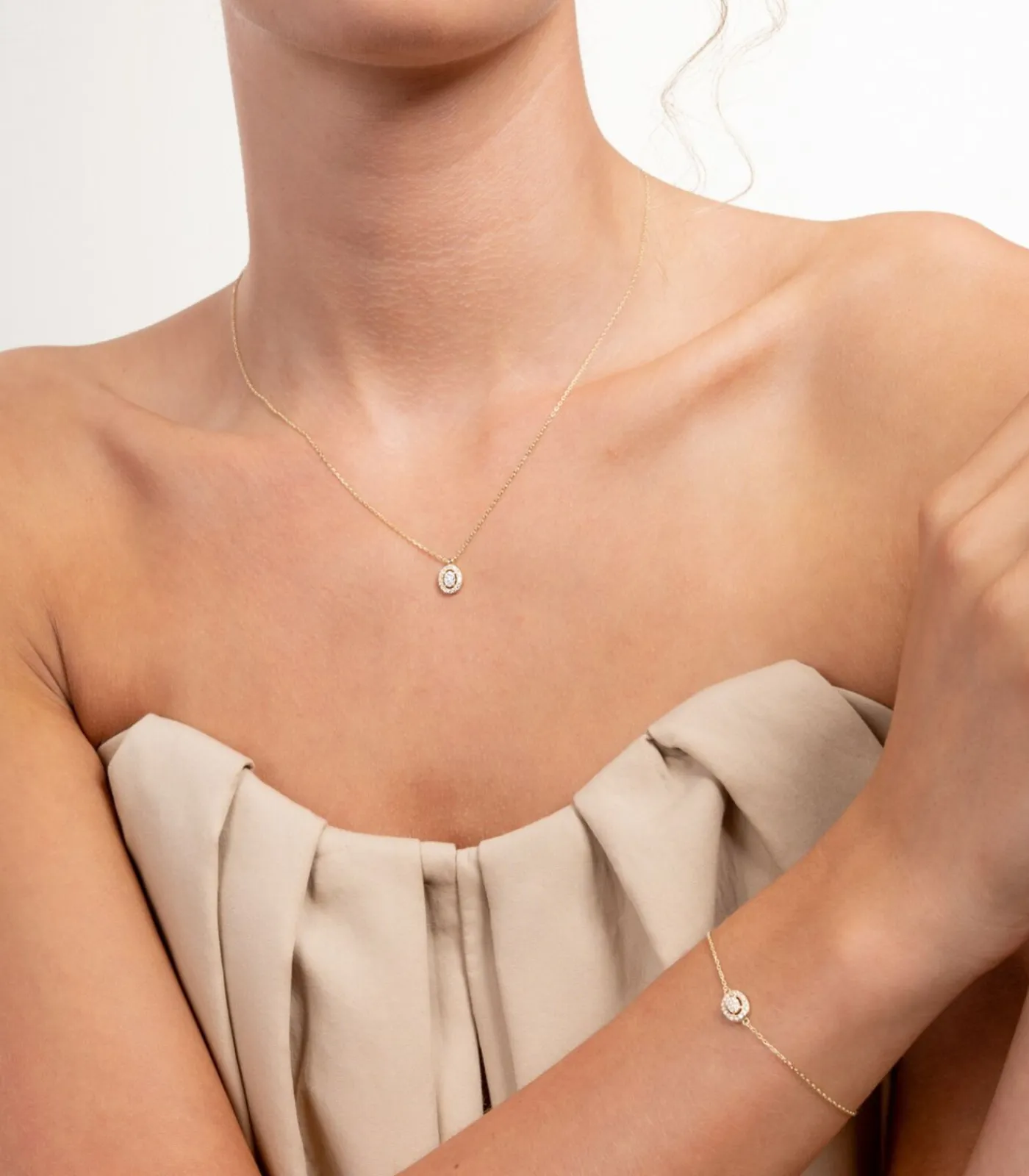 Isabel Bernard Ketting Goud IB340175 gold