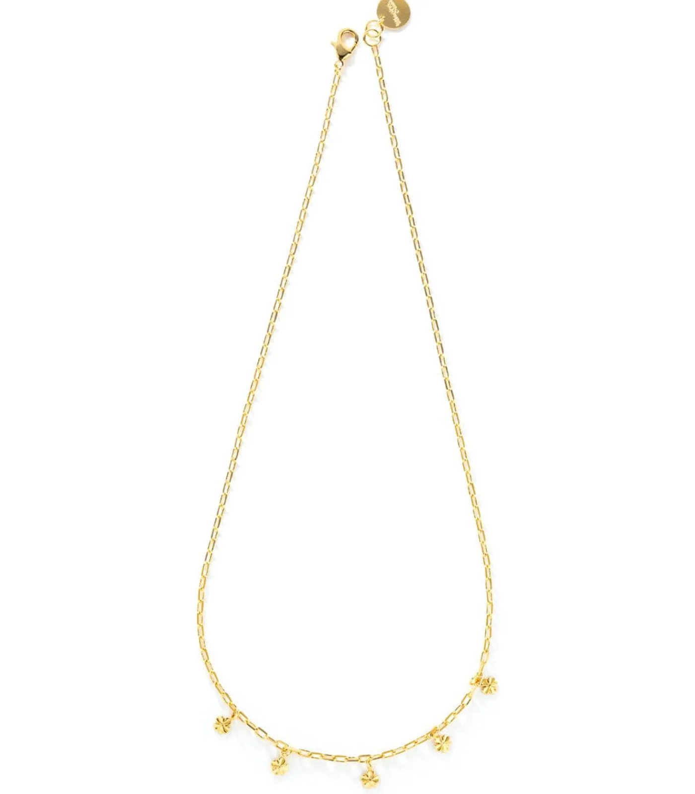 Monsieur Simone Ketting Léon Goud Klavertjes gold Sale