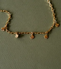 Monsieur Simone Ketting Léon Goud Klavertjes gold Sale