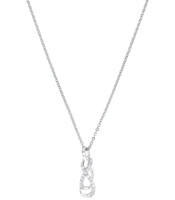 Amor Ketting met hanger für Damen, 925 Sterling Silber, Zirkonia synth. | Infinity silver Sale