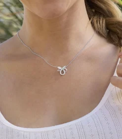 Amor Ketting met hanger voor dames, 925 Sterling zilver, zirkonia synth. silver Outlet
