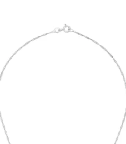 Amor Ketting met hanger voor dames, 925 Sterling zilver, zirkonia synth. | Hart silver