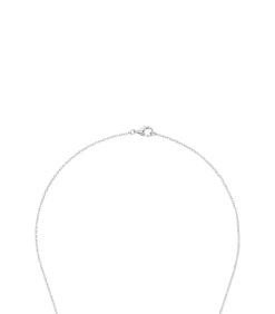 Amor Ketting met hanger voor dames, 925 sterling zilver, gekweekte zoetwaterparel | hartje silver Hot