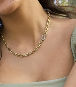 NOELANI Ketting met hanger voor dames, roestvrij staal gold Outlet