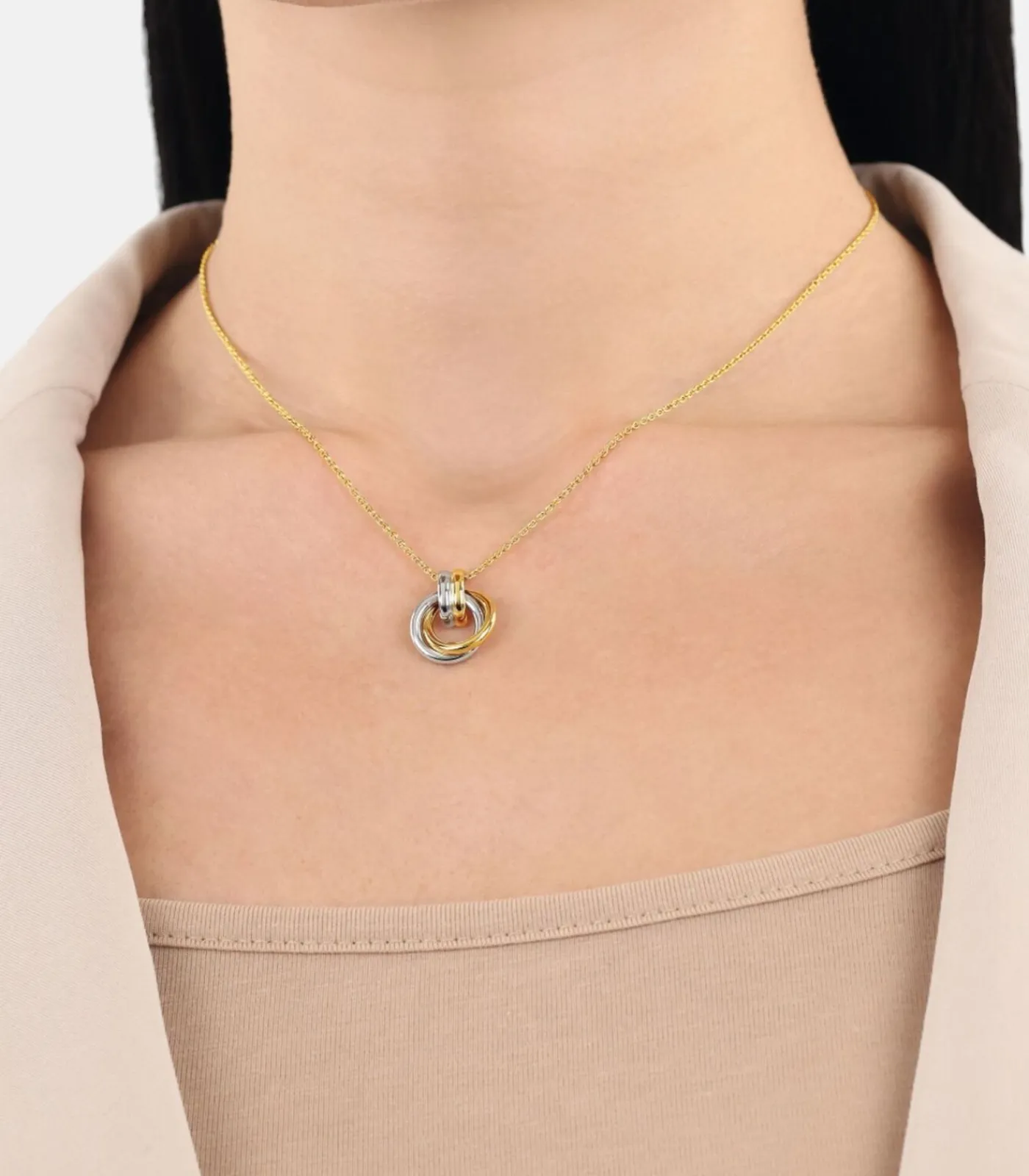 Amor Ketting met hanger voor dames, roestvrij staal gold Online