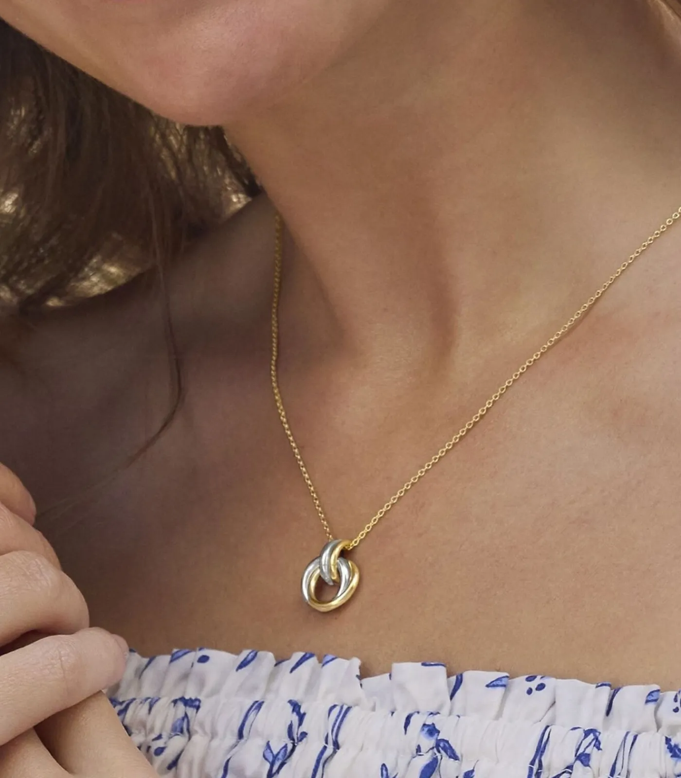 Amor Ketting met hanger voor dames, roestvrij staal gold Online