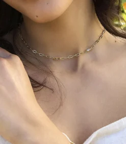 NOELANI Ketting met hanger voor dames, 925 Sterling zilver, zirkonia synth. gold New