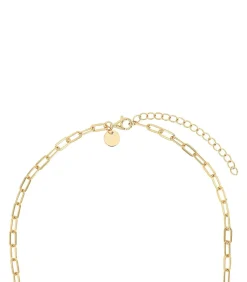NOELANI Ketting met hanger voor dames, 925 Sterling zilver, zirkonia synth. gold New