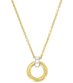 JOOP! Ketting met hanger voor dames, roestvrij staal, zirkonia synth. gold Online