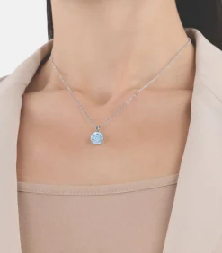 Amor Ketting met hanger voor dames, 925 Sterling zilver, zirkonia synth. silver Discount