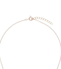 Amor Ketting met hanger voor dames, 925 Sterling zilver, zirkonia synth. | Hart roseGold Best