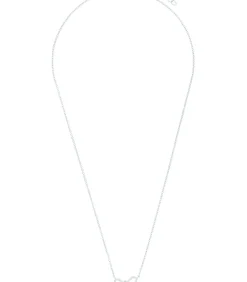 Amor Ketting met hanger voor dames, 925 Sterling zilver, zirkonia synth. | Lus silver