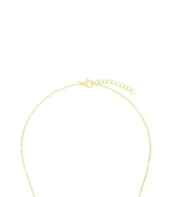 Amor Ketting met hanger voor dames, 925 Sterling zilver, zirkonia synth., edelsteen synth. | Levensboom gold