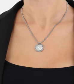 JOOP! Ketting met hanger voor dames, roestvrij staal, zirkonia synth. silver New