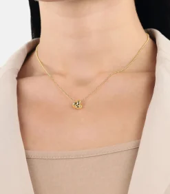 Amor Ketting met hanger voor dames, 925 Sterling zilver | knoop gold Clearance