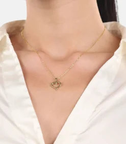 Amor Ketting met hanger voor dames, goud 375 | hart gold Clearance