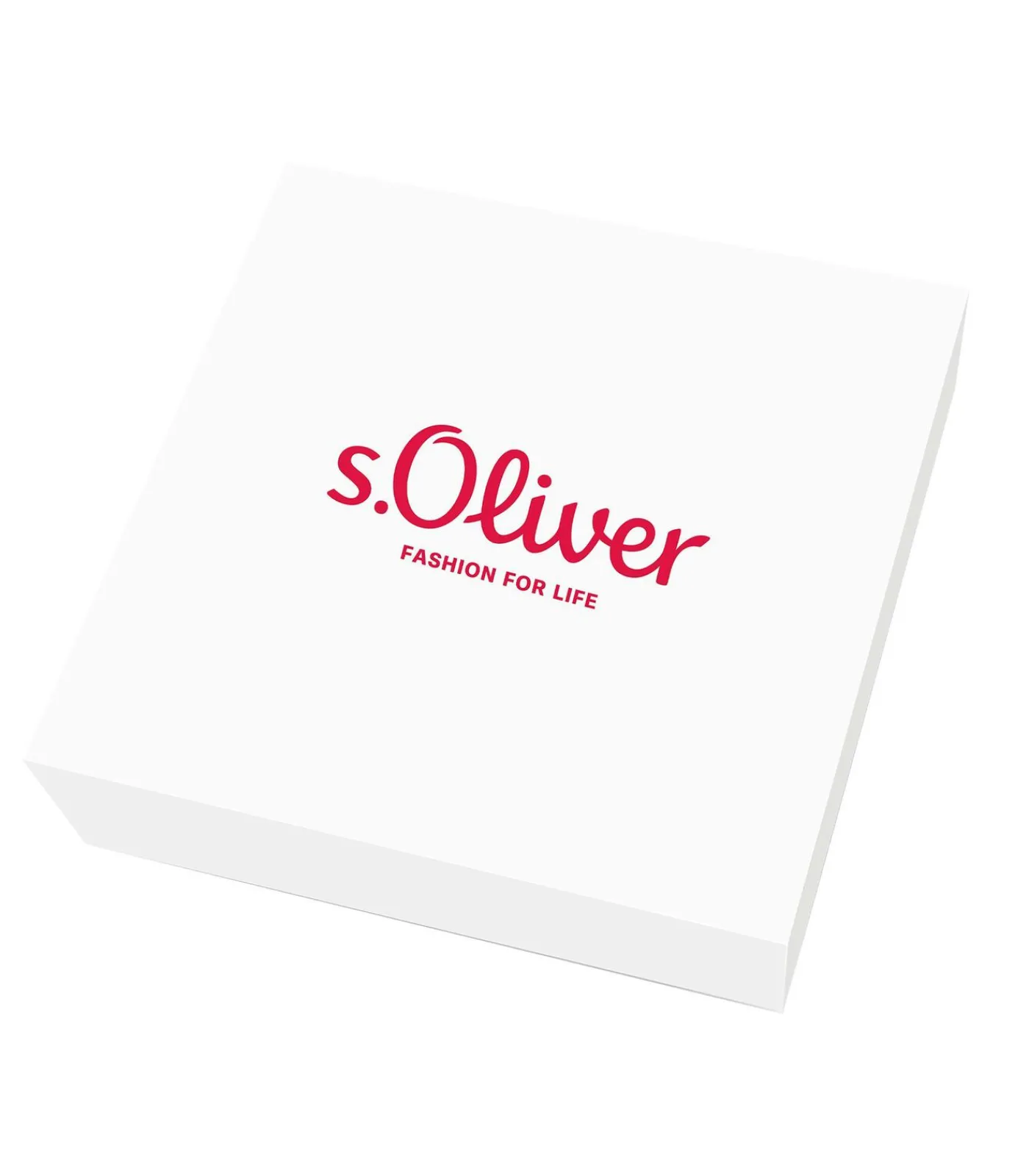 s.Oliver Ketting met hanger voor dames, 925 sterling zilver, synthetische edelsteen, zilveren kralen silver Sale