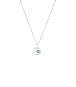 Amor Ketting met hanger voor dames, 925 Sterling zilver, zirkonia synth. | Hart silver Best