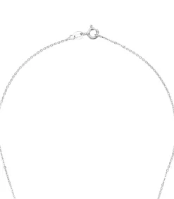 Amor Ketting met hanger voor dames, 925 Sterling zilver, zirkonia synth. | Hart silver Best