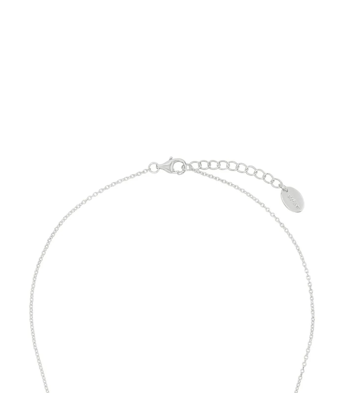 s.Oliver Ketting met hanger voor dames, 925 Sterling zilver, zirkonia synth. silver Sale