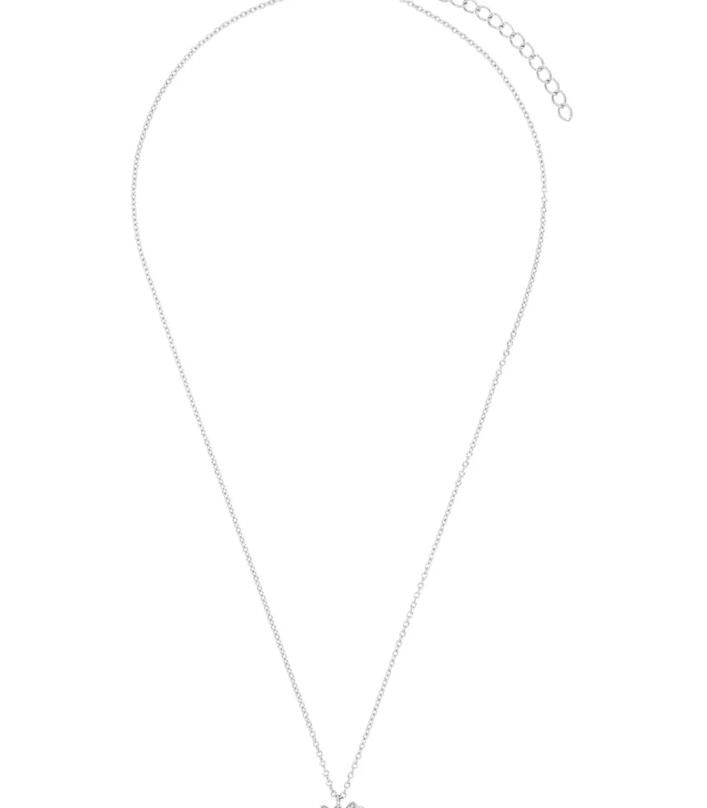 NOELANI Ketting met hanger voor dames, 925 Sterling zilver | strik silver Outlet