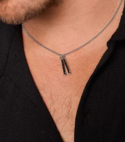 Amor Ketting met hanger voor mannen en vrouwen, unisex, 925 Sterling zilver silver Best