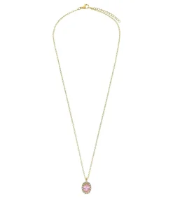 Lucardi Ketting Staal pink Clearance