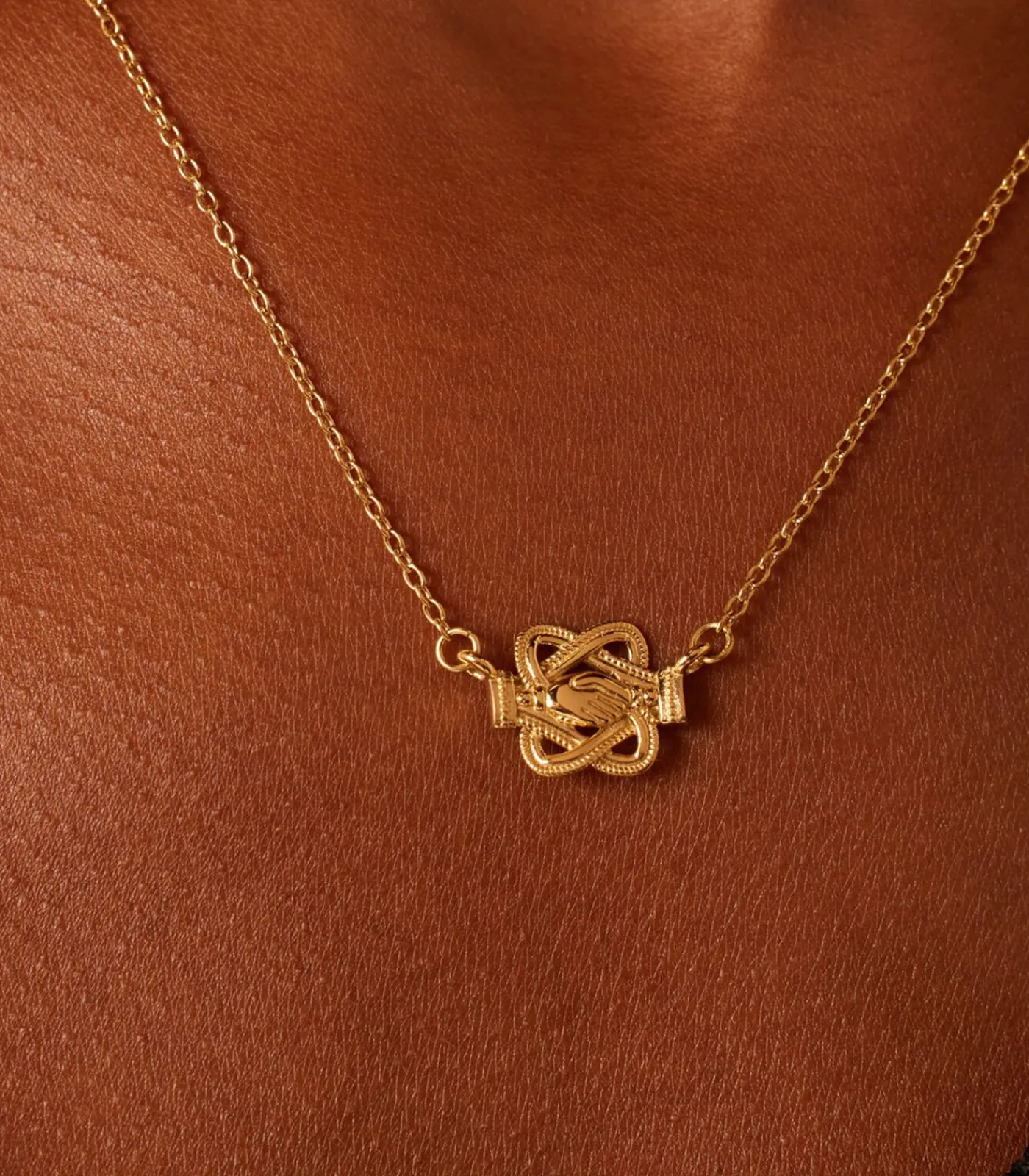 Lucardi Ketting Staal gold Sale
