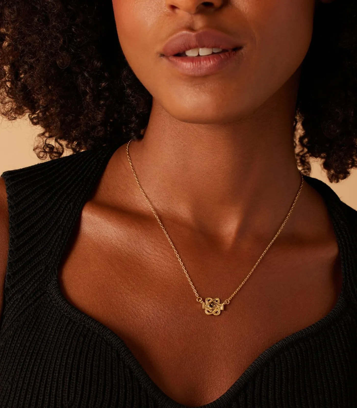 Lucardi Ketting Staal gold Sale