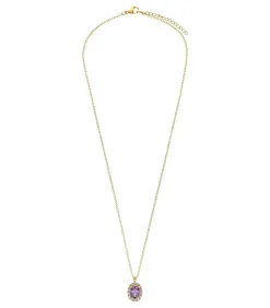 Lucardi Ketting Staal purple Online