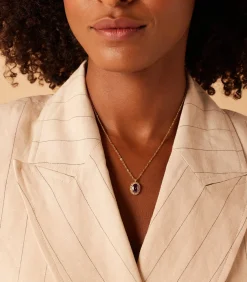 Lucardi Ketting Staal purple Online
