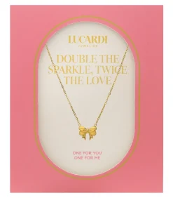 Lucardi Ketting Staal gold