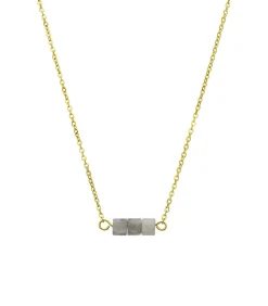 Lucardi Ketting Staal 45 cm gold Outlet