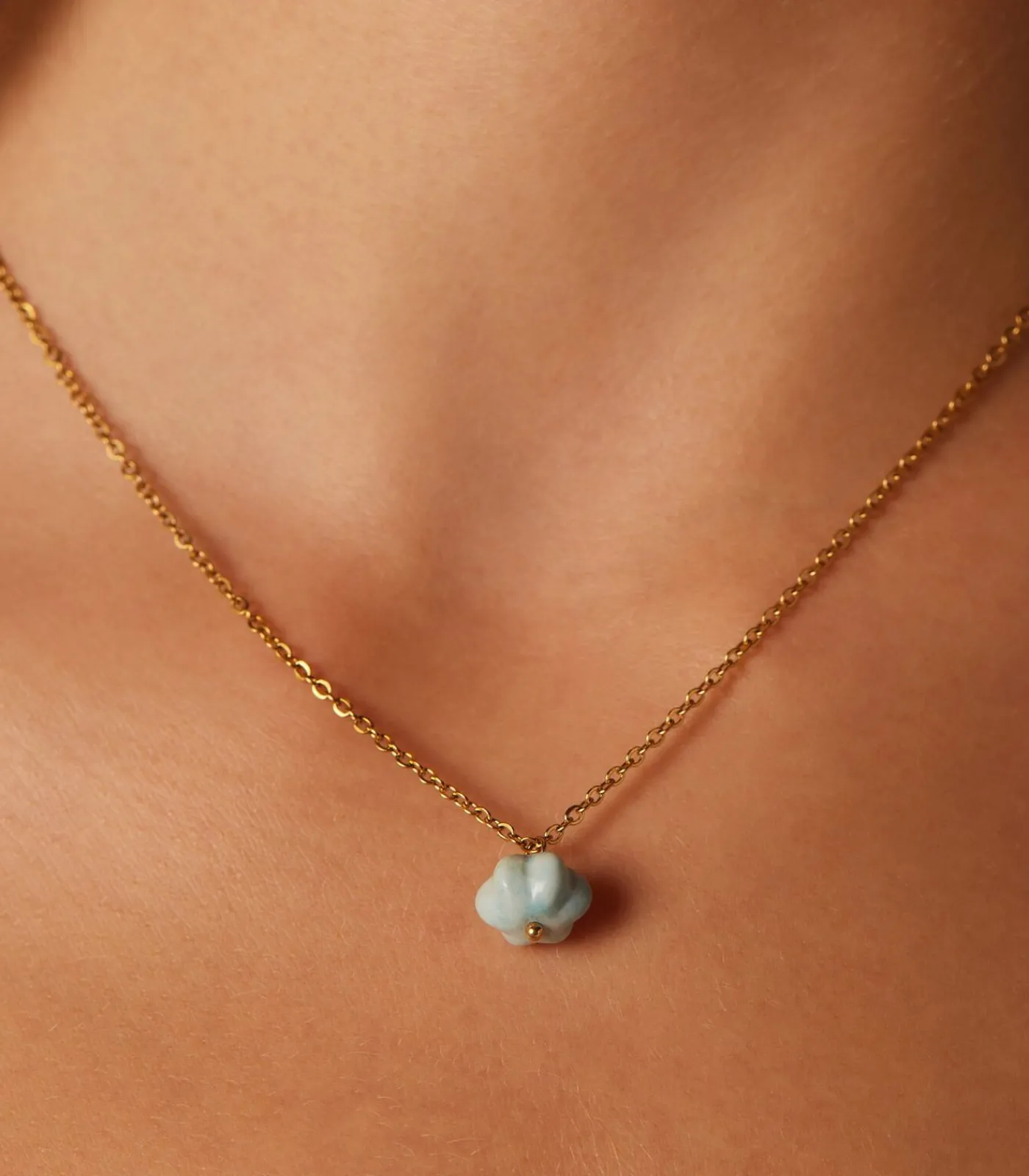 Lucardi Ketting Staal 45 cm gold Outlet