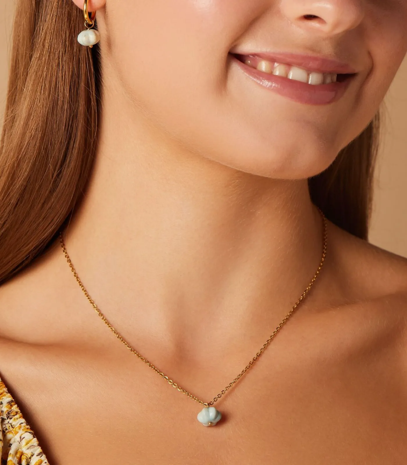 Lucardi Ketting Staal 45 cm gold Outlet