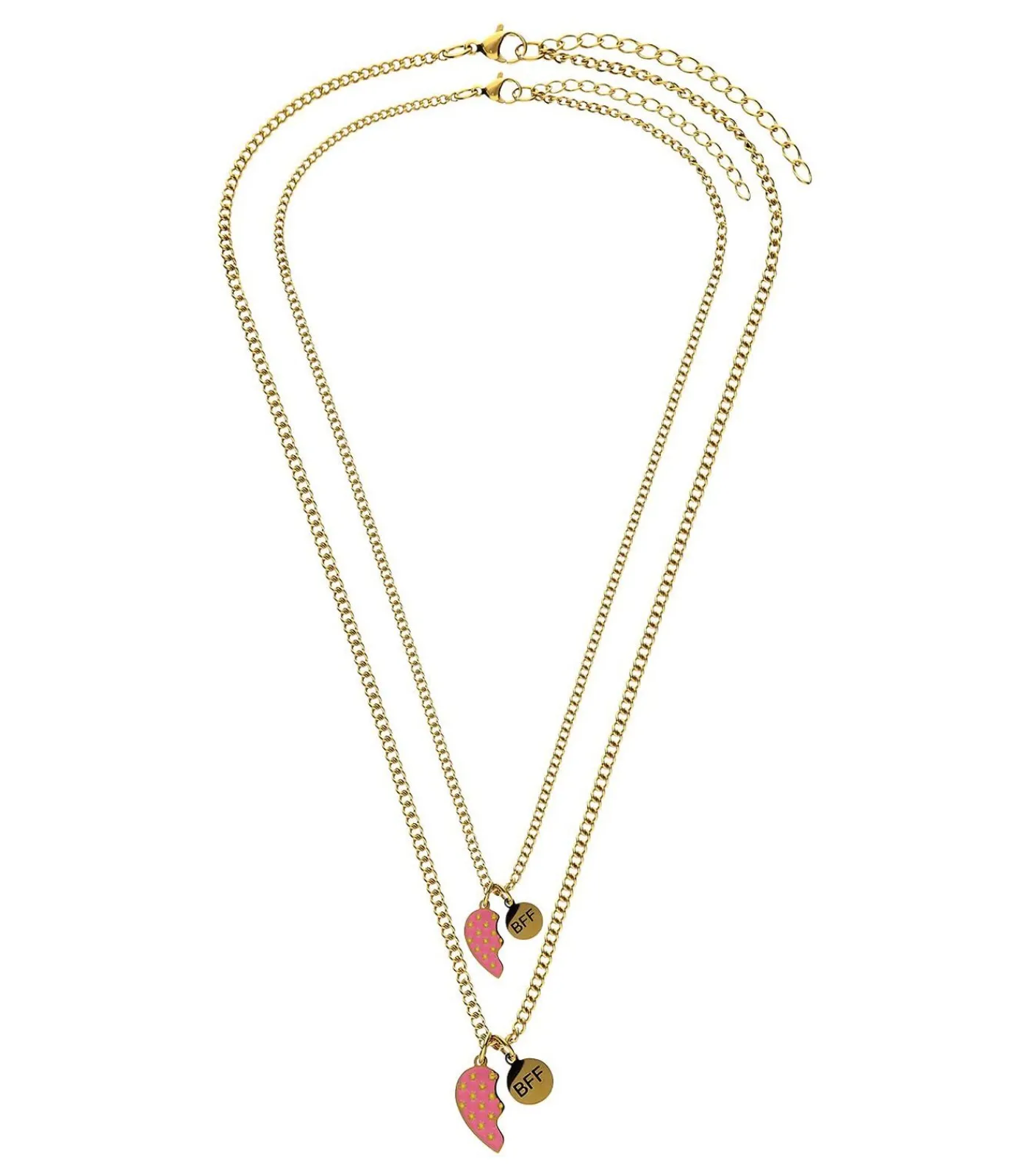 Lucardi Ketting Staal 43 cm gold Outlet